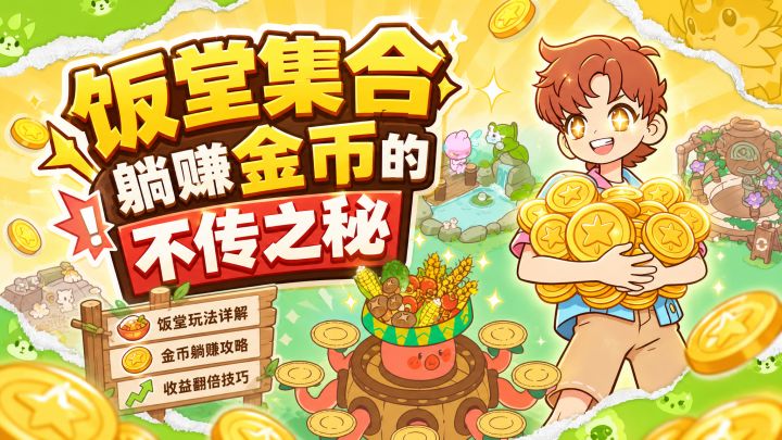 闪耀吧噜咪|饭堂集合! 日产40W金币的不传秘笈截图