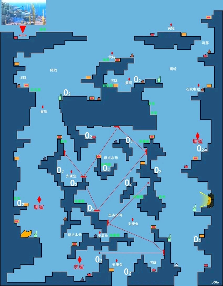 潜水员戴夫·浅海地图分享 2