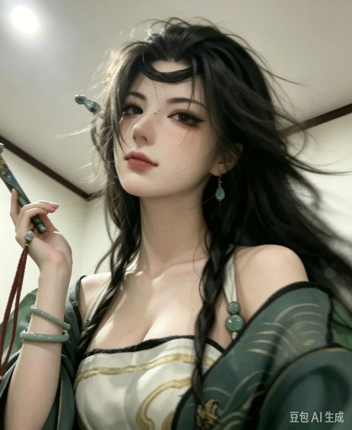 分享一下用豆包整的鬼谷八荒女角色的AI图截图