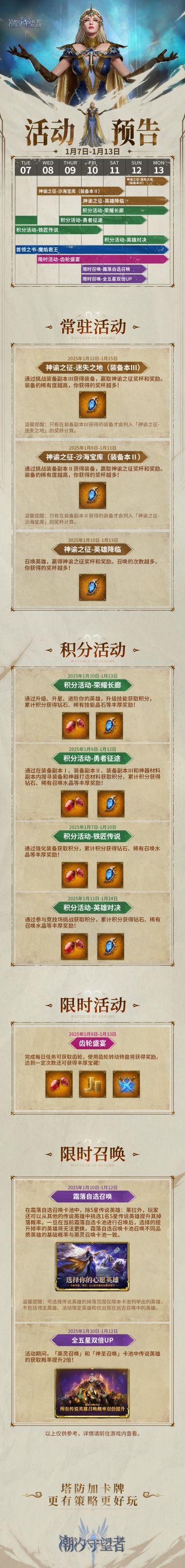 活动预告丨1月7日-1月13日