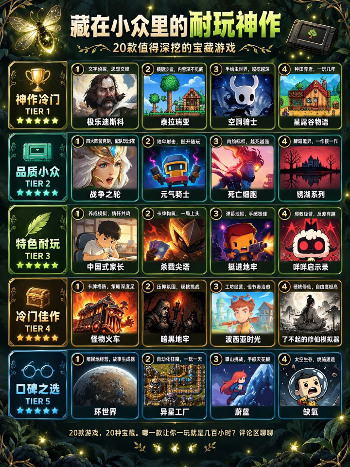 别被安利骗了!锐评藏在小众里的耐玩神作截图