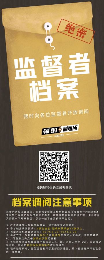 周年爆料丨五周年监督者档案限时开放调阅