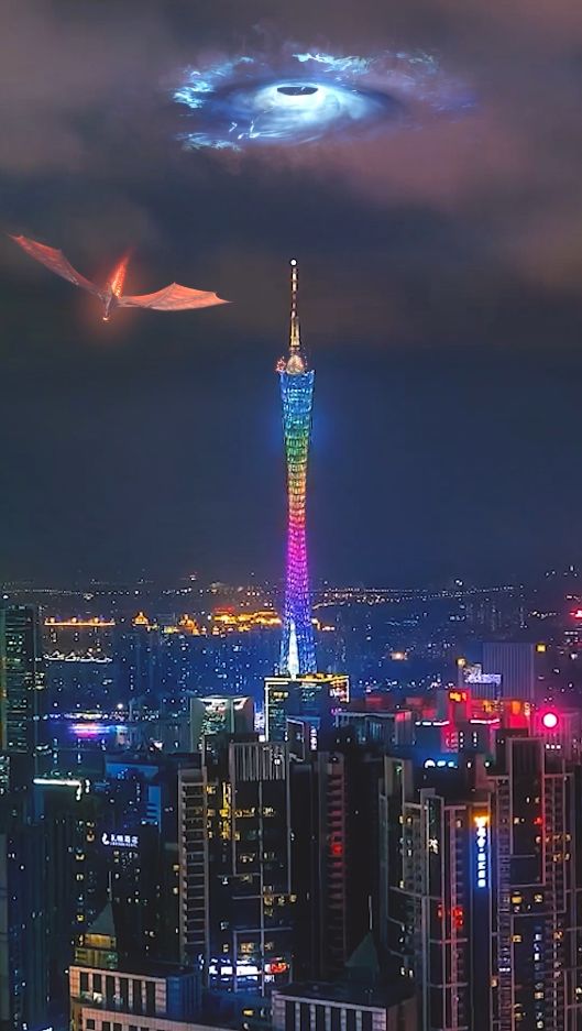 《神兵奇迹》魔龙与金蛋震撼登顶广州塔！截图