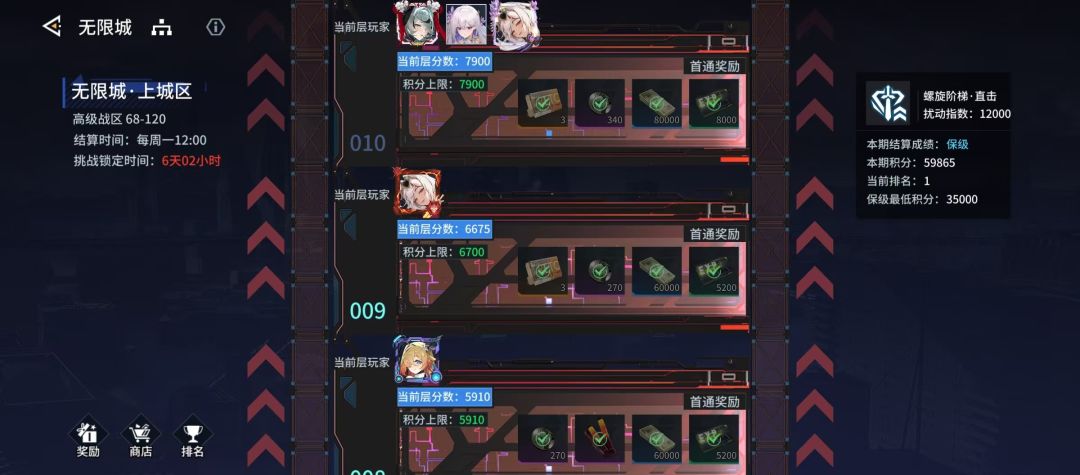 【锚点降临】1.5无限城高分阵容分享截图