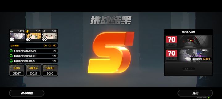 打了六小时,终于拿满了奖励截图