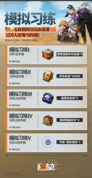 【模拟习练】挑战活动即将限时开启！