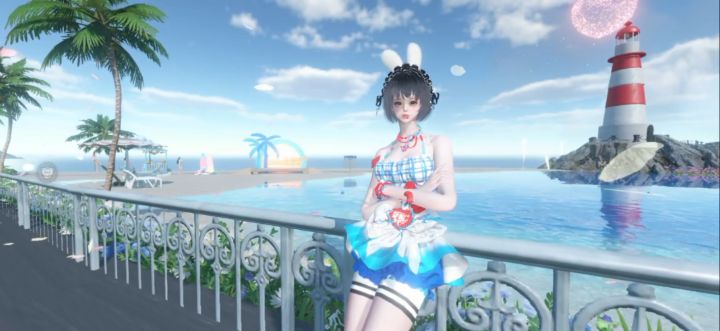 #逆水寒手游 如果天气好的话 与海见个面🌊截图