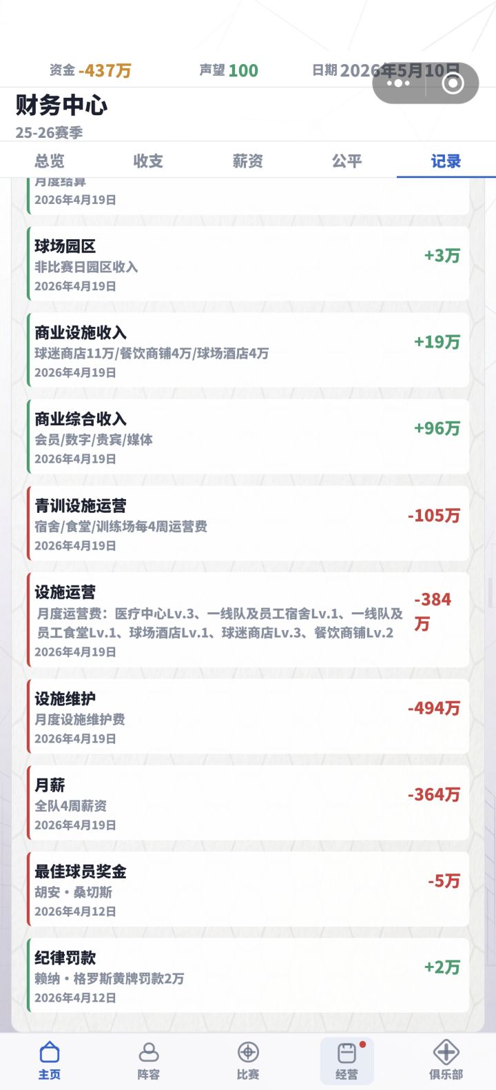 设施维护与运营费用高的不科学截图