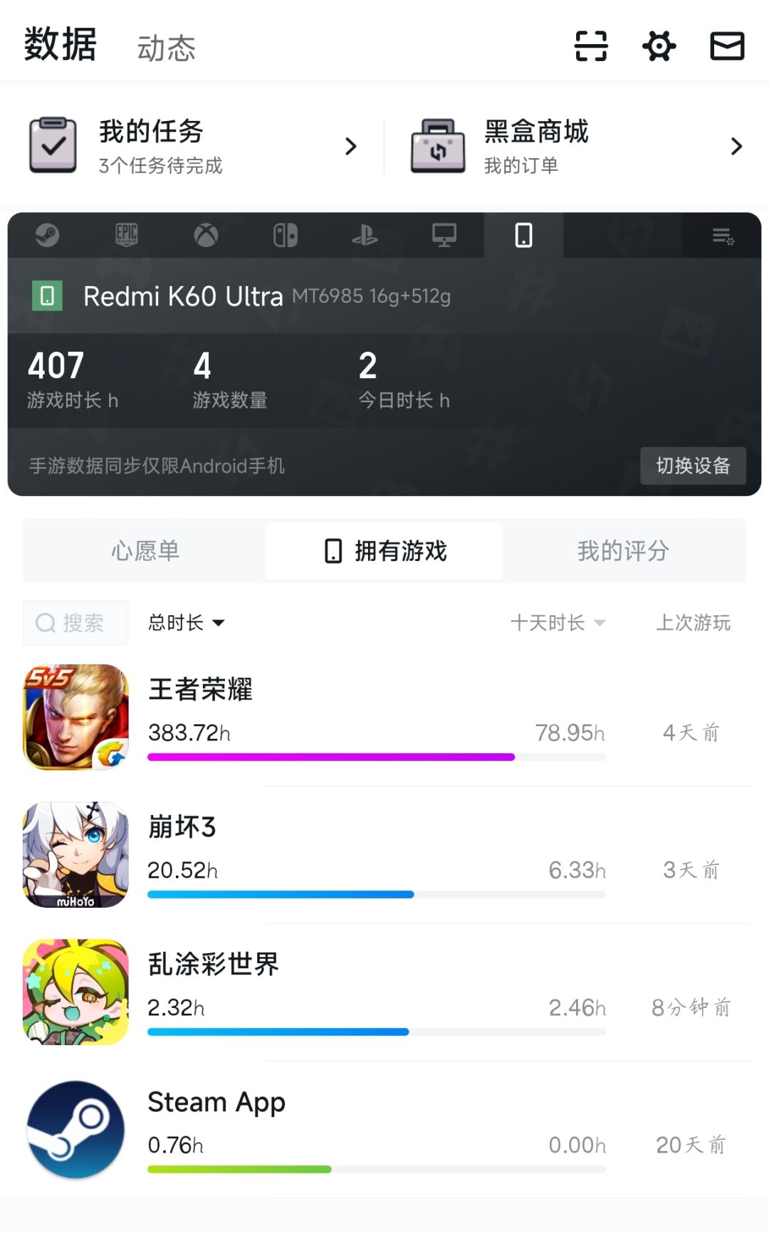 游戏时长获取差异 2
