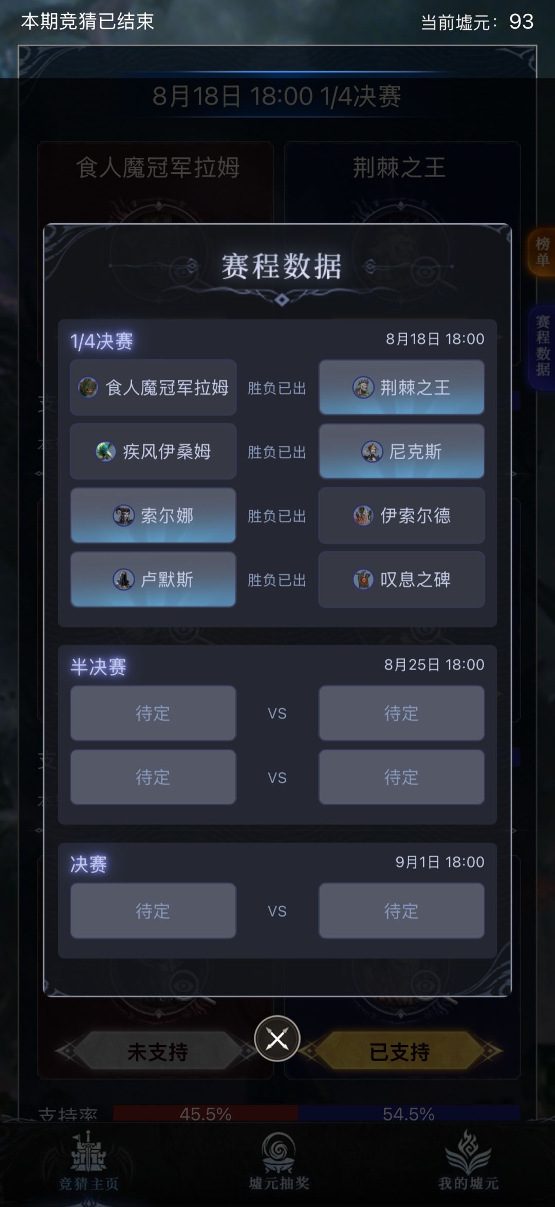 乱斗猜对了三个为什么我的墟元不给我 2