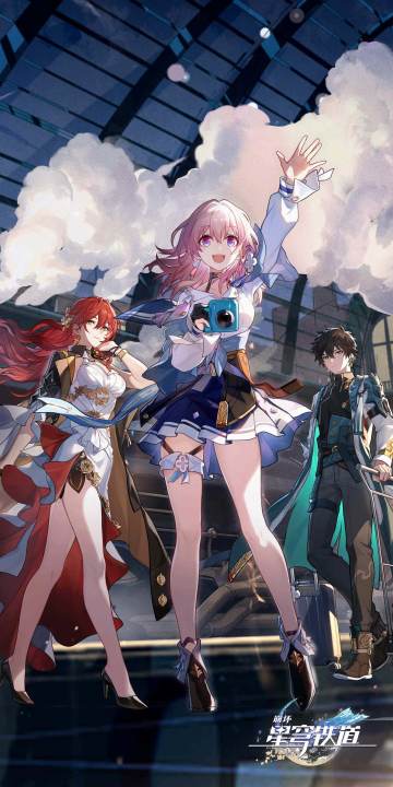 星铁和蓝色app的联动壁纸分享