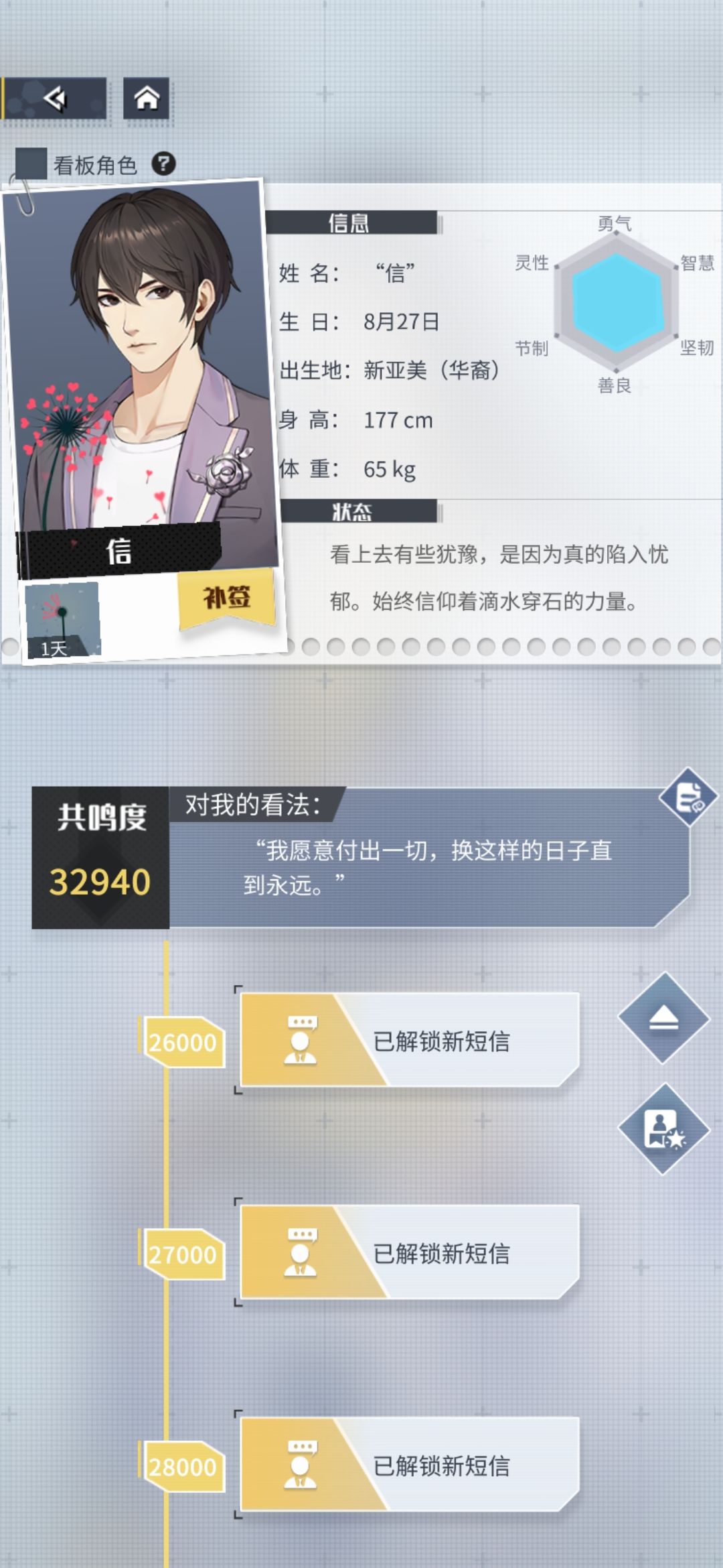 信养成啦！ 3
