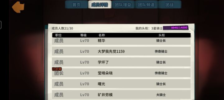 求一五级团截图