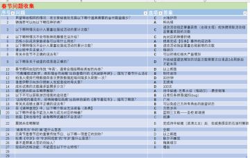 春节问题收集-文档版-持续更新中