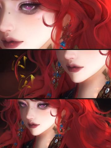 捏脸无偿分享又来啦~我看谁不买15红 真的快把我自己都迷死了