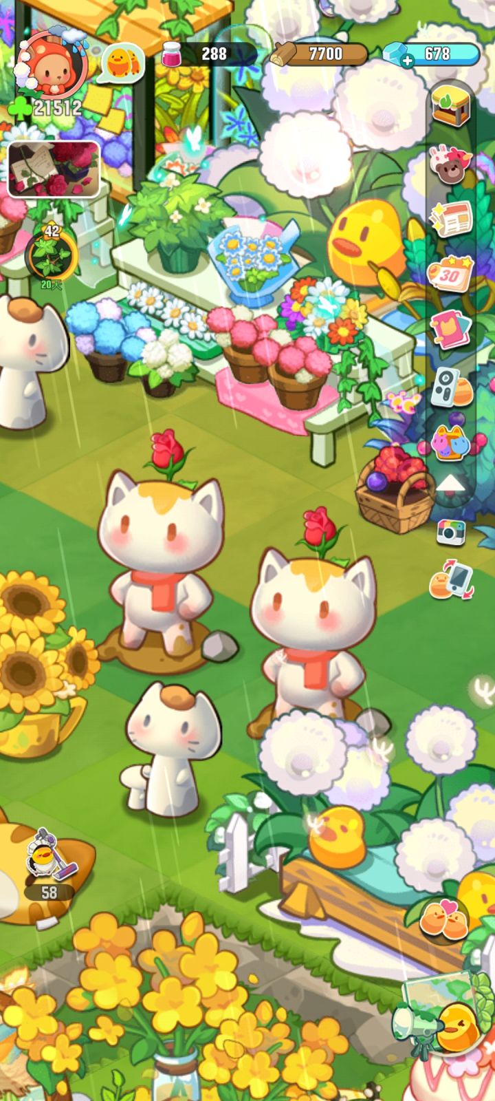 快看(叉腰！我头上长花啦🌹好神奇截图
