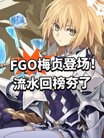 FGO梅贞登场！流水回榜夯了