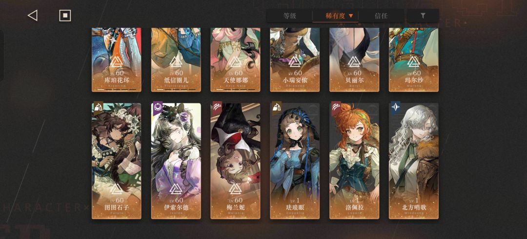 就只有这12个六星 1