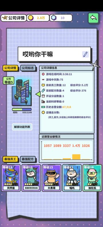 新手攻略|《网红奶茶店》公司管理和分店开放