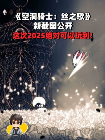 《空洞骑士：丝之歌》2025 年发售没跑了！
