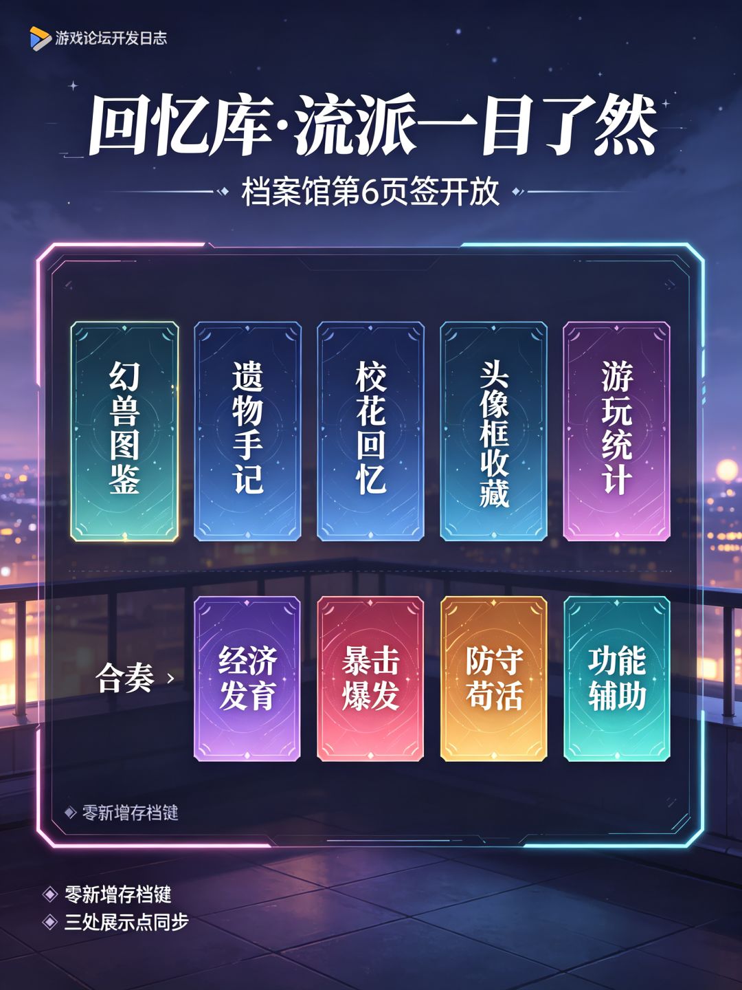 【开发日志v3.6】天台霓虹昼夜上线! 3