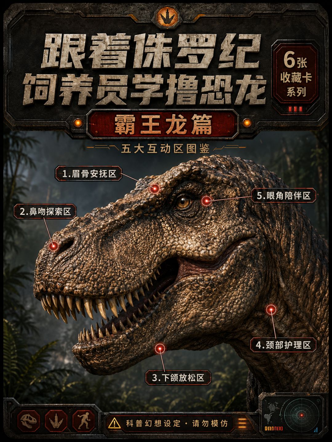跟着侏罗纪公园饲养员学撸恐龙 1