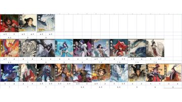 二测人物评分榜