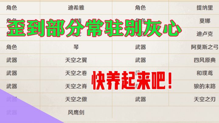 歪到以下这些5星,快养起来吧!亏了你找我截图