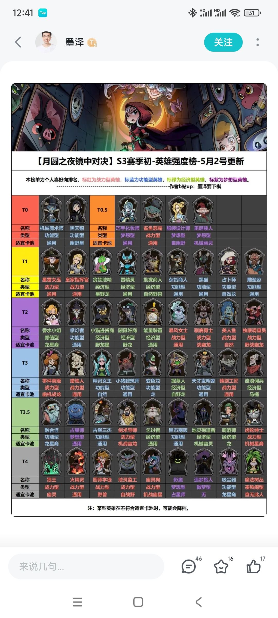 两位大佬英雄排行截图