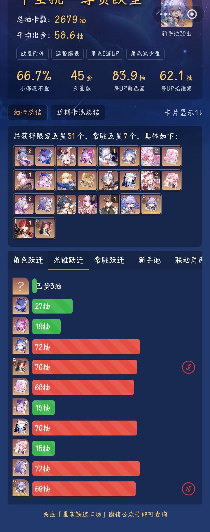 被卡池一段段的冲击后,终于感受到一丝暖意 3