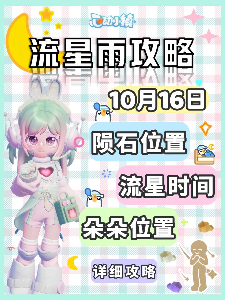 10月16日 流星雨必做攻略来啦 陨石位置截图