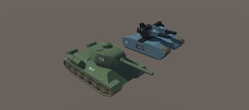 两台新坦克涂装完成！