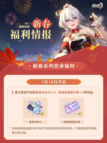【资讯】V8.1喧鼓祈新 | 新春福利情报