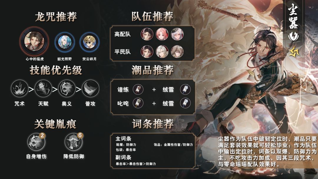 让我们一起看看，烛，最好的破韧队友，尘嚣 3