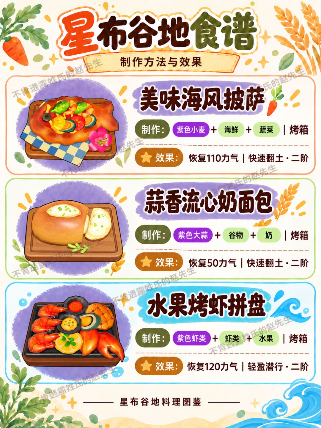 星布谷地食谱 3