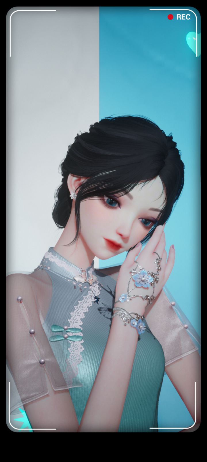 诶嘿嘿嘿嘿~放一波妹妹闺女，我闺女真美截图