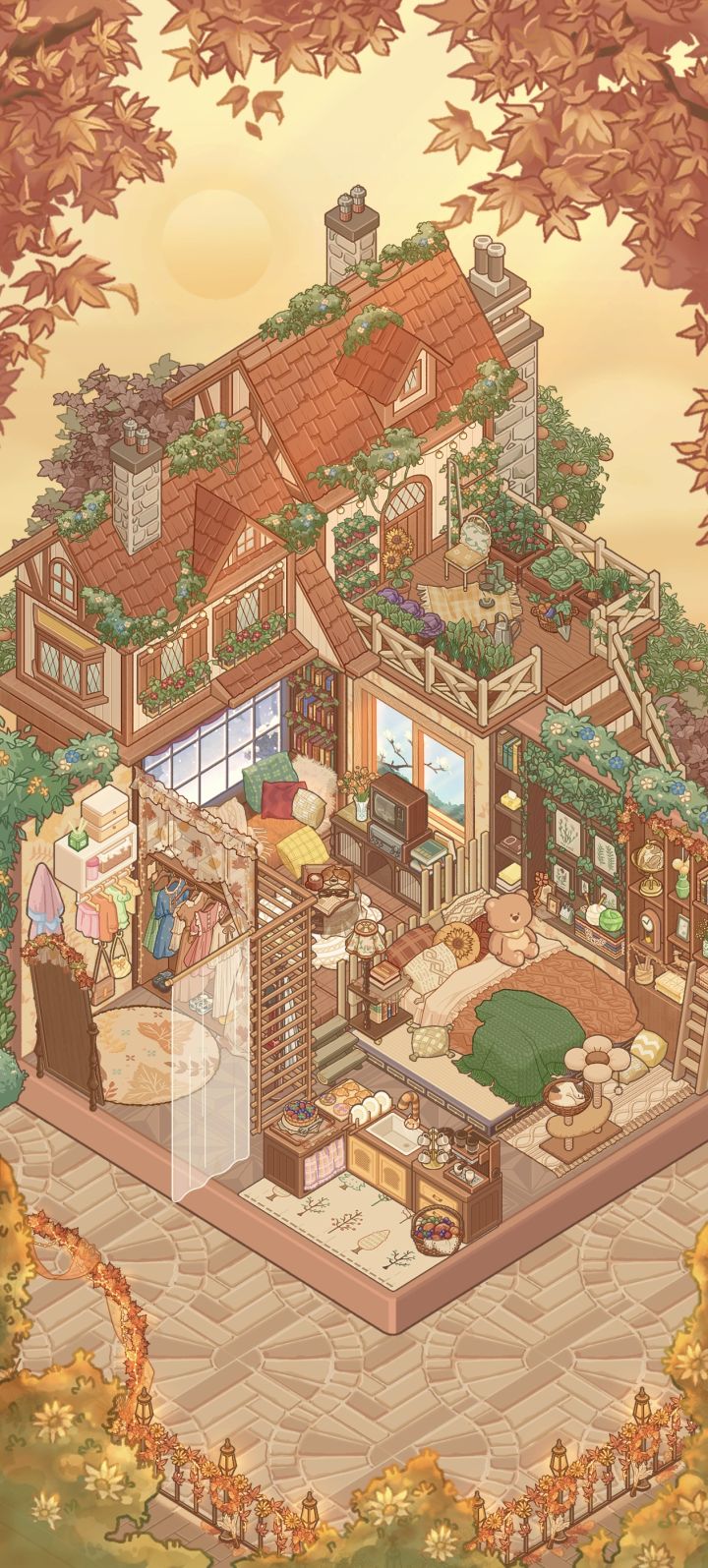 秋日小屋截图