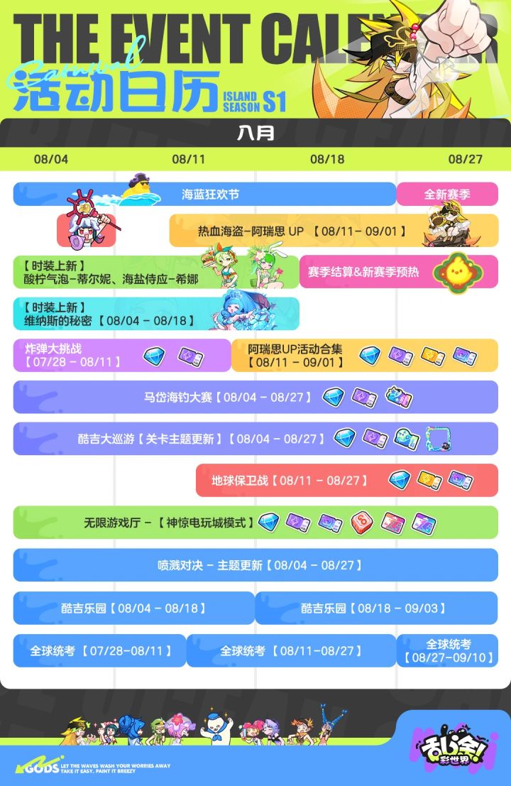 新时装上新！乱涂彩世界8月活动速览截图