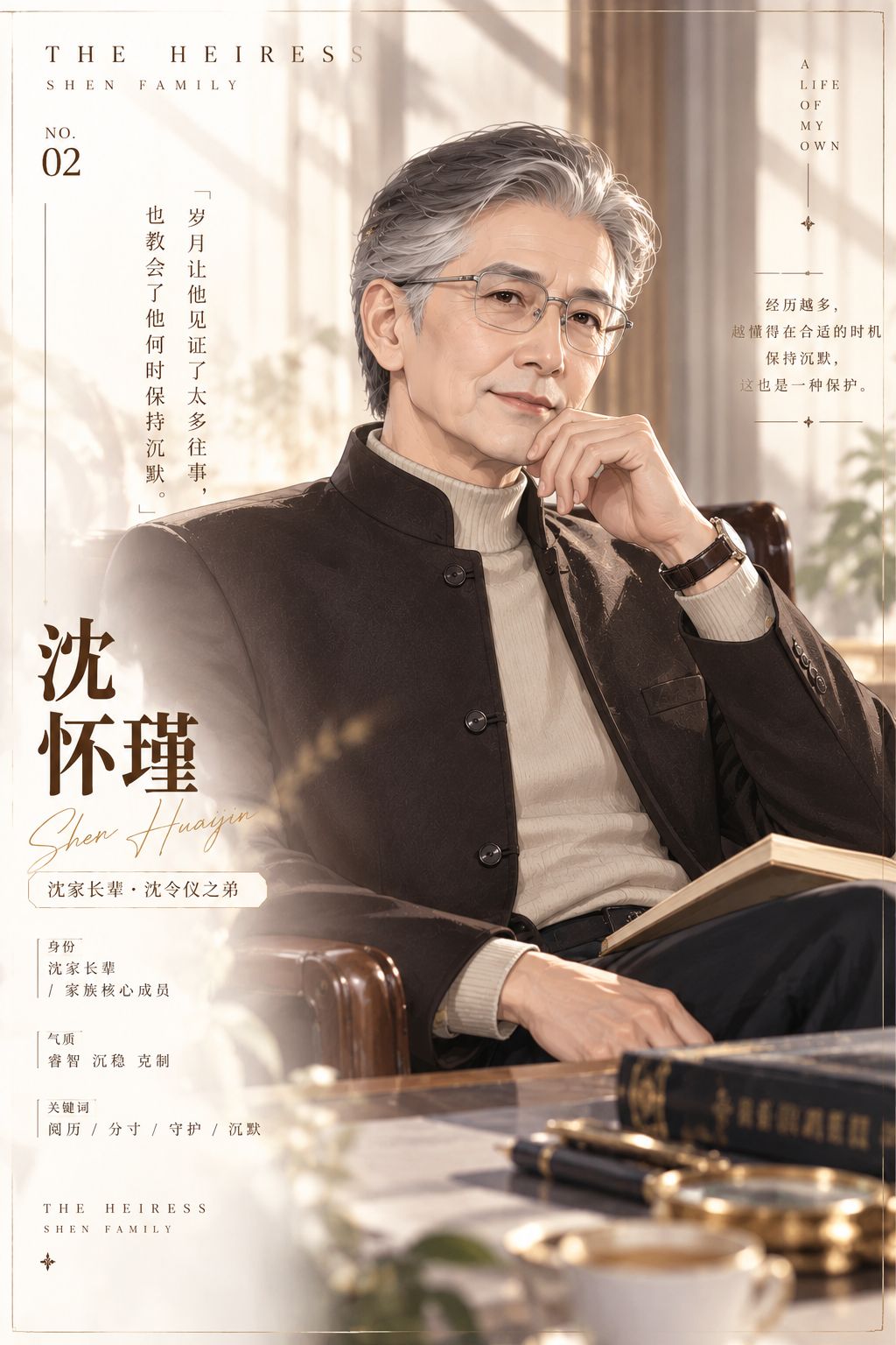 THE HEIRESS | 沈家人物角色形象公开 3