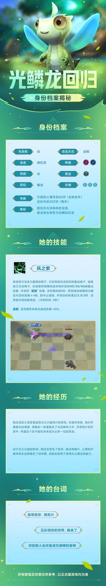 爆料丨光鳞龙回归！技能重制