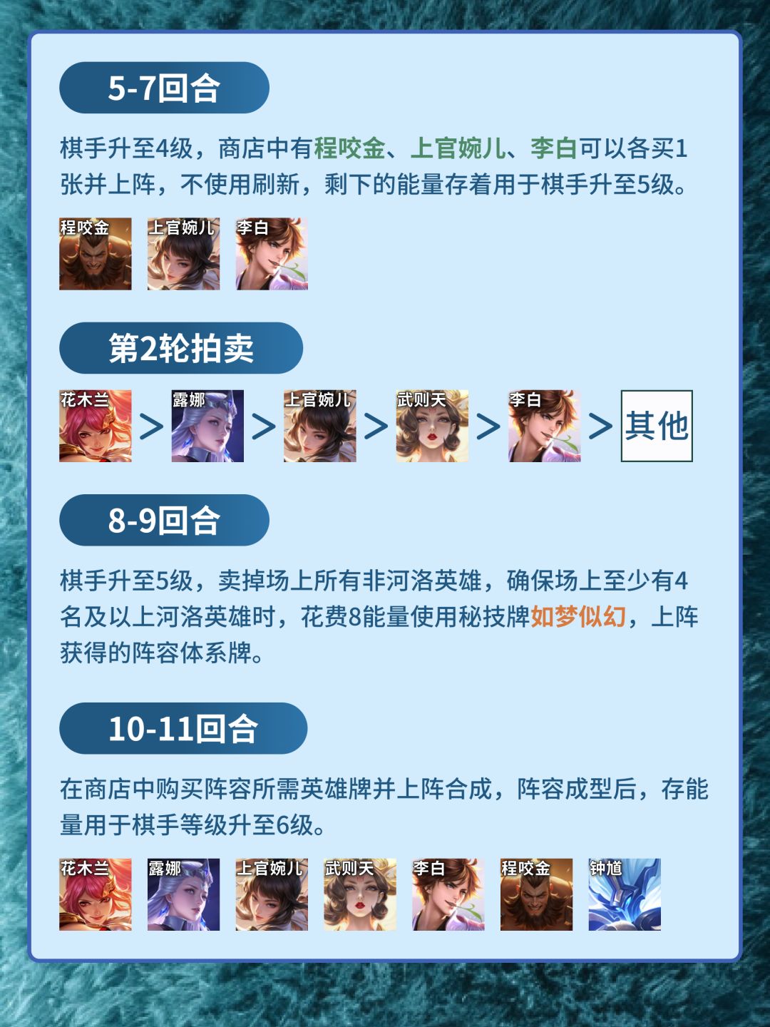 庄小鱼花木兰新手版 5