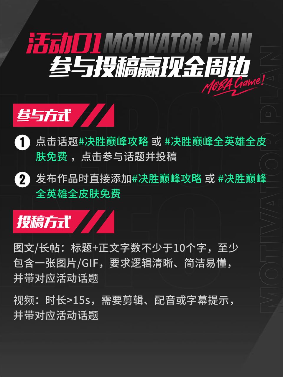 已开奖|决胜巅峰创作激励 参与赢现金&周边 3