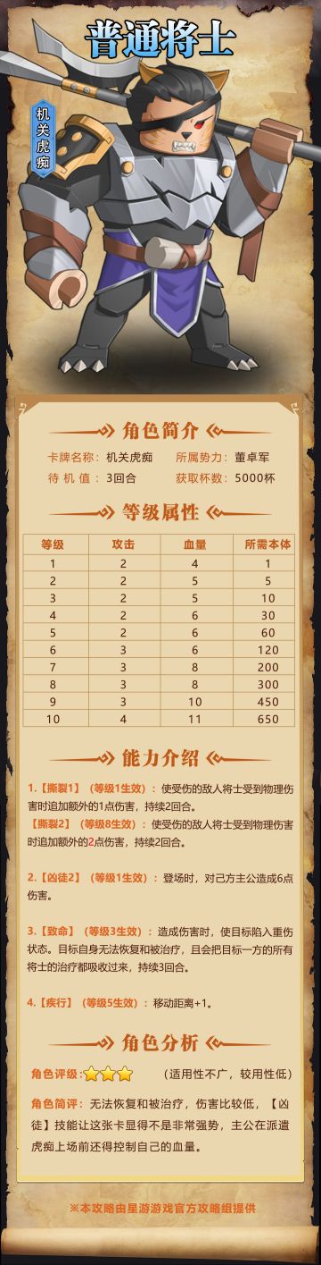 【奇兵群雄传】| 机关虎痴