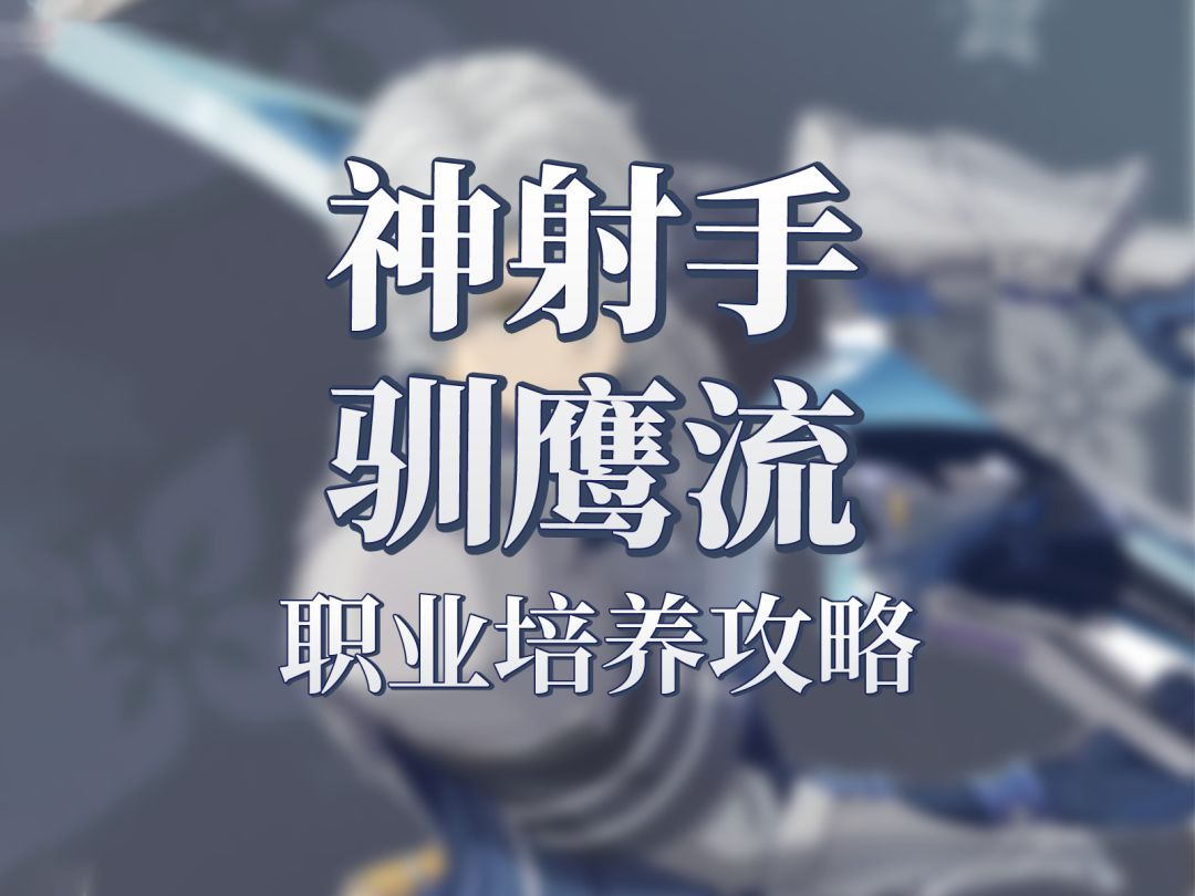 神射手-驯鹰流的技能臂章推荐！​​装备天赋配置攻略截图
