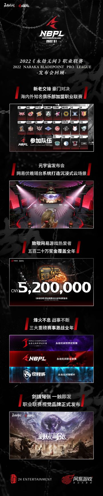 尚武之魂，觉醒八方！《永劫无间》职业联赛NBPL正式启动！