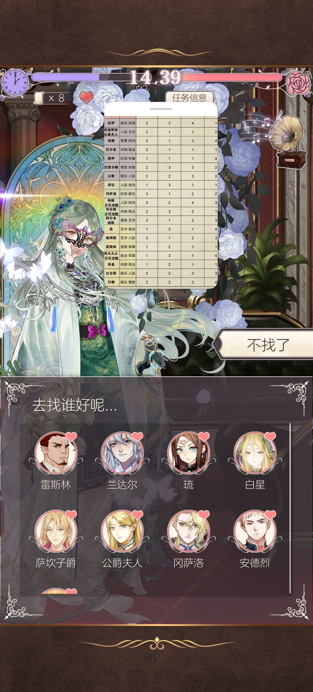 依旧没有情报和金币呀 5