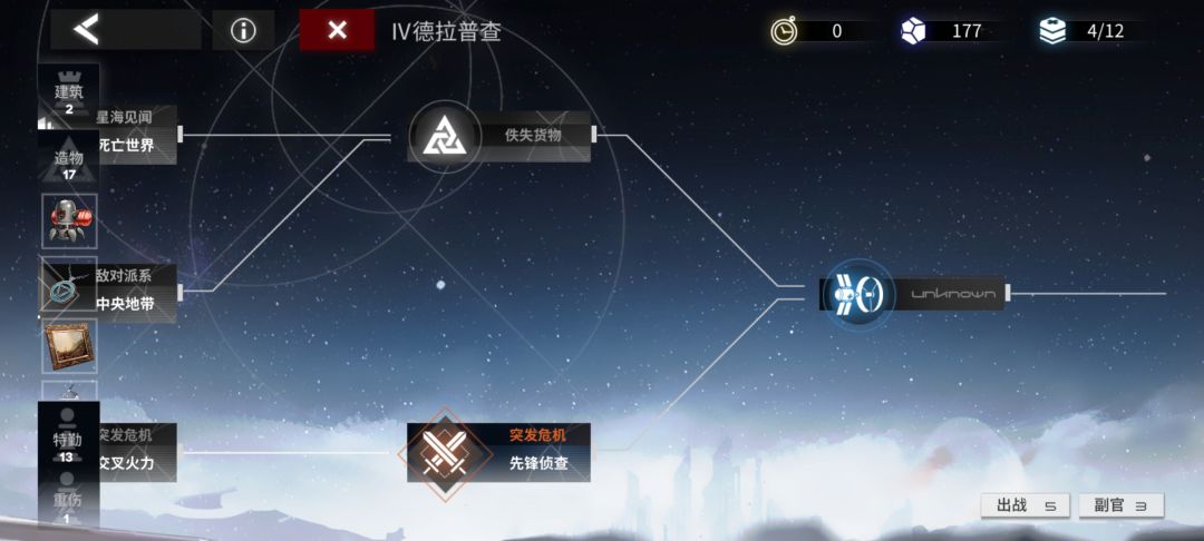 这是bug:么: 星海巡游普通难度,IV德拉普查的先锋侦查 2