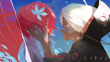 「我们再去湖边...一起看那朵蓝花吧...」
