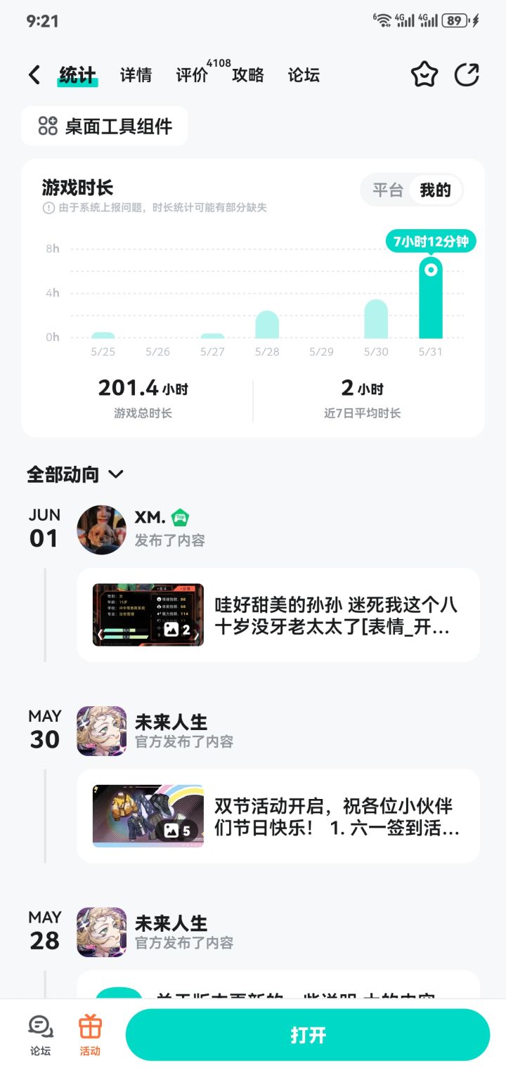 201.4小时,????截图