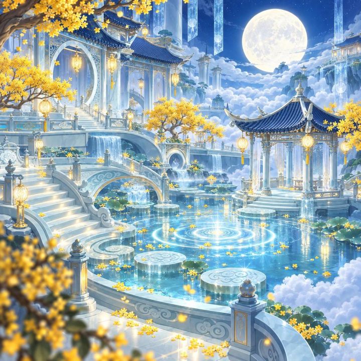 【明月美图】玉宇虚廊·中秋月满,共赴一场广寒清梦🌕✨截图